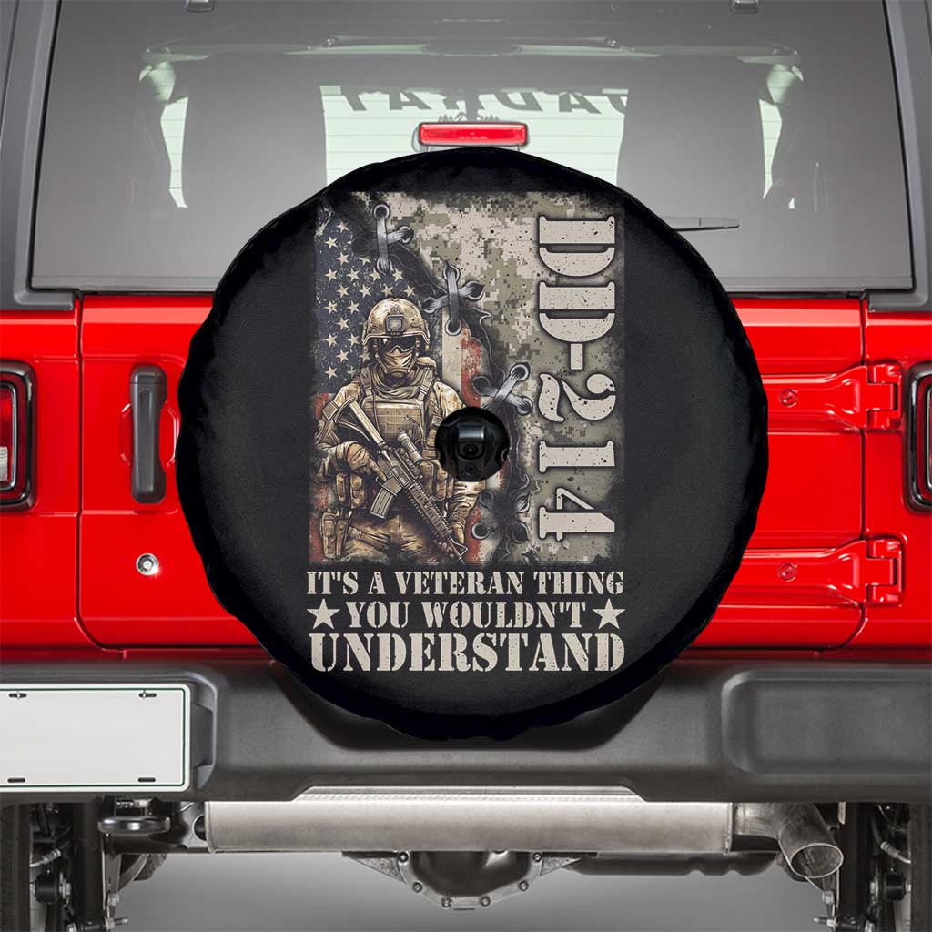 Army Forces Retirement DD-214 Spare Tire Cover It's A Veteran Thing You Wouldn't Understand