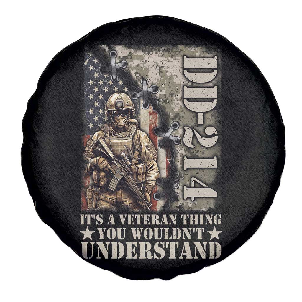 Army Forces Retirement DD-214 Spare Tire Cover It's A Veteran Thing You Wouldn't Understand