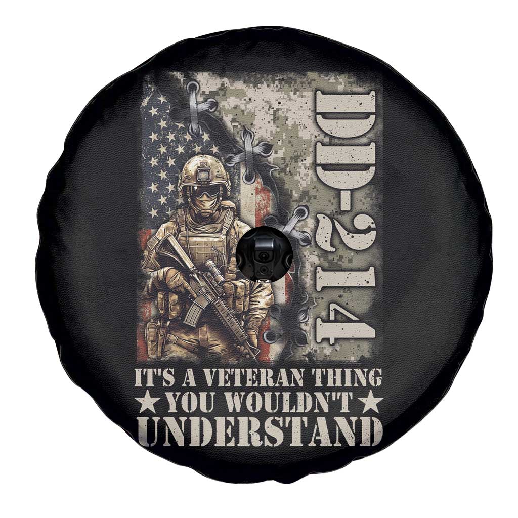 Army Forces Retirement DD-214 Spare Tire Cover It's A Veteran Thing You Wouldn't Understand