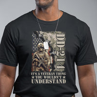 Army Forces Retirement DD-214 T Shirt It's A Veteran Thing You Wouldn't Understand - Wonder Print Shop