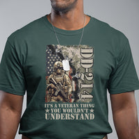 Army Forces Retirement DD-214 T Shirt It's A Veteran Thing You Wouldn't Understand - Wonder Print Shop