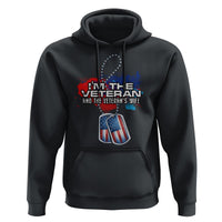 Female Veteran Hoodie I'm The Veteran and The Veteran's Wife - Wonder Print Shop