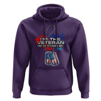 Female Veteran Hoodie I'm The Veteran and The Veteran's Wife - Wonder Print Shop