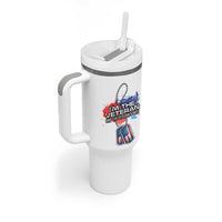 Female Veteran Tumbler With Handle I'm The Veteran and The Veteran's Wife