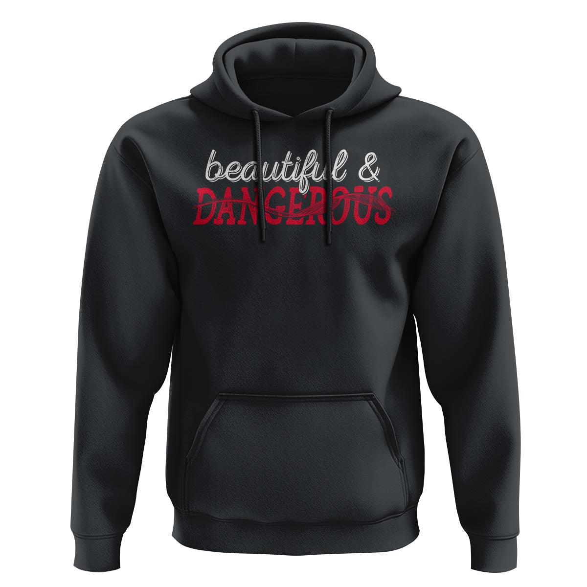 Beautiful Dangerous Strong Women Female Military Hoodie - Wonder Print Shop