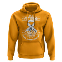 I'm A Veteran And A Cancer Survivor Hoodie Don't Underestimate Me Chemotherapy Warrior - Wonder Print Shop