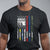 Nobody Fights Alone America Flag First Responder T Shirt - Wonder Print Shop