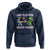 Funny US Space Force Hoodie Army Astronaut vs Alien - Wonder Print Shop