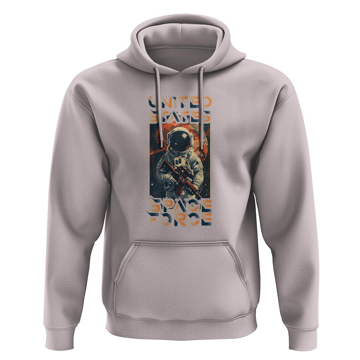 Funny US Space Force Army Astronaut Hoodie - Wonder Print Shop