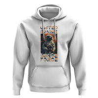 Funny US Space Force Army Astronaut Hoodie - Wonder Print Shop