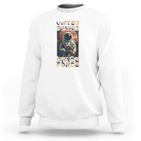 Funny US Space Force Army Astronaut Sweatshirt - Wonder Print Shop