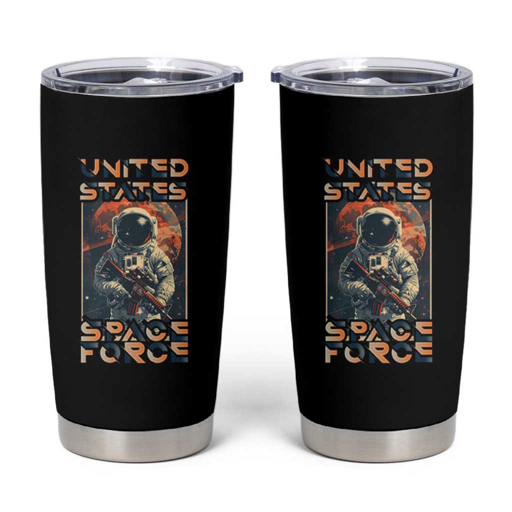 Funny US Space Force Army Astronaut Tumbler Cup