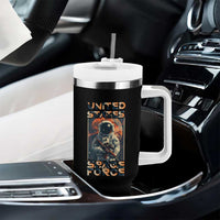 Funny US Space Force Army Astronaut Tumbler With Handle