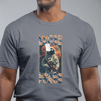 Funny US Space Force Army Astronaut T Shirt - Wonder Print Shop