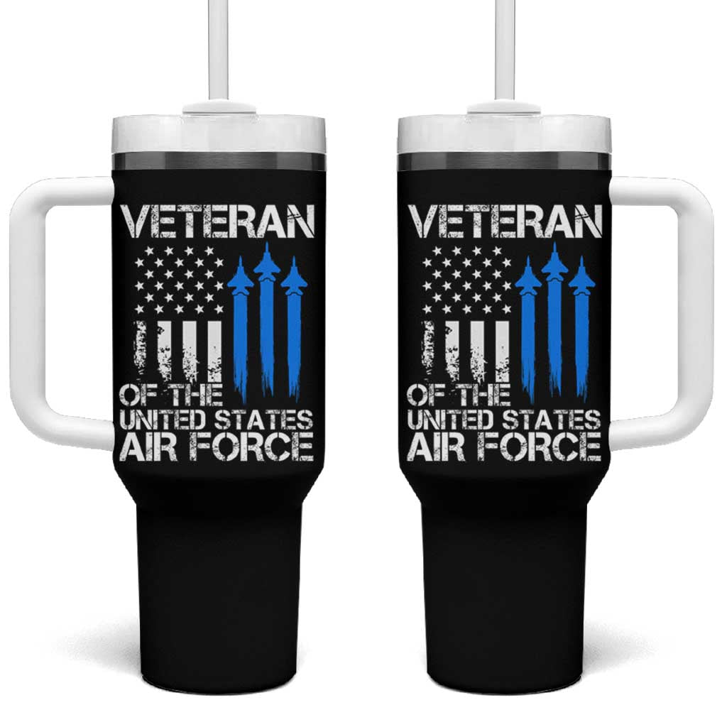 Veteran Of The United States Air Force Tumbler With Handle