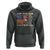 Air Force Veteran Hoodie American Flag Dog Tag - Wonder Print Shop