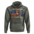 Air Force Veteran Hoodie American Flag Dog Tag - Wonder Print Shop