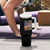 Air Force Veteran Tumbler With Handle American Flag Dog Tag