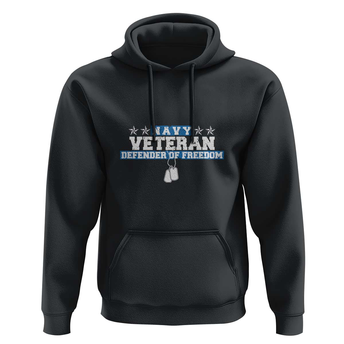 Navy Veteran Hoodie Defender Of Freedom - Wonder Print Shop