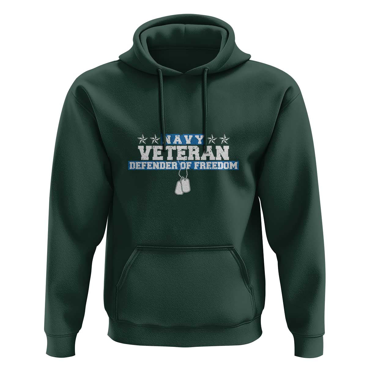 Navy Veteran Hoodie Defender Of Freedom - Wonder Print Shop