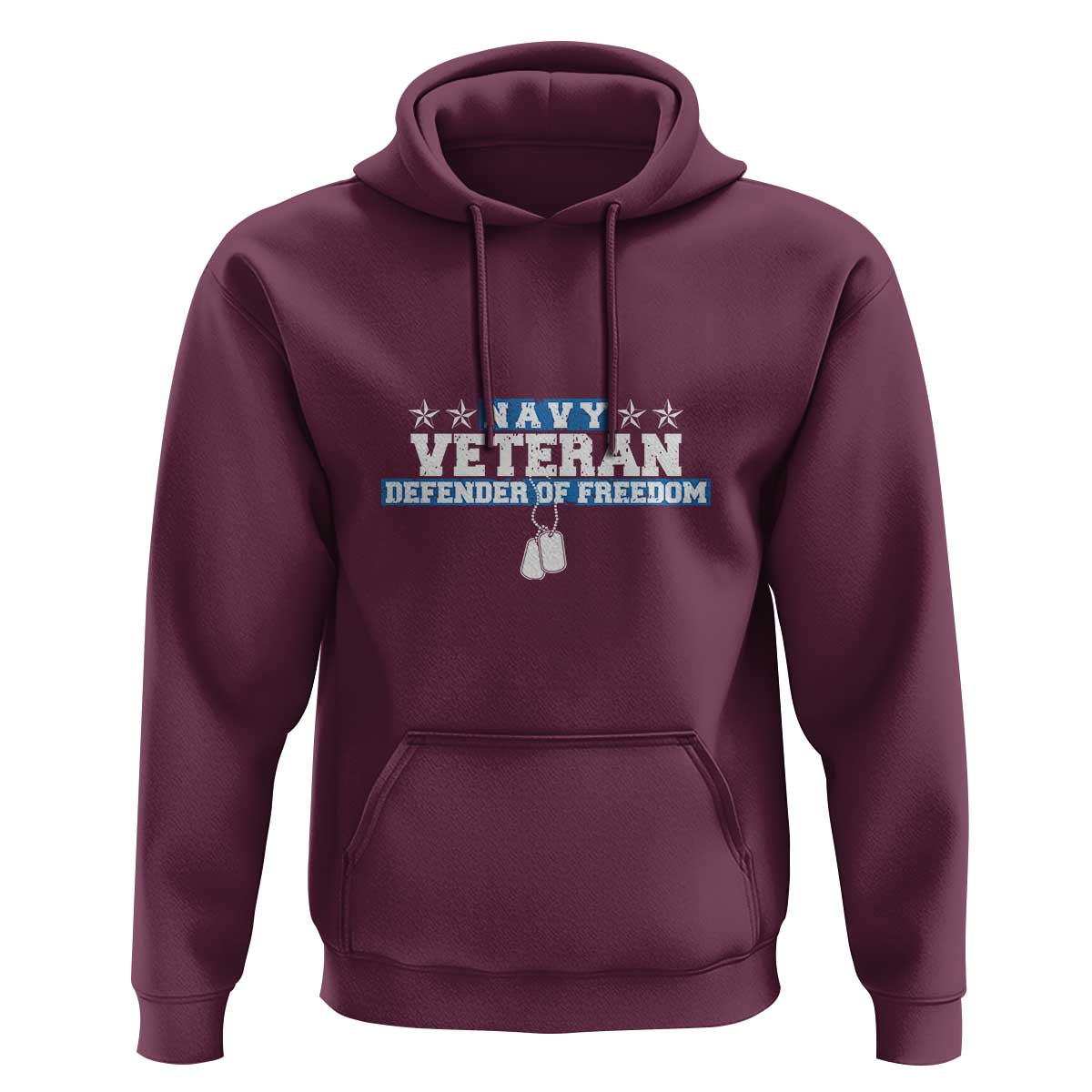 Navy Veteran Hoodie Defender Of Freedom - Wonder Print Shop