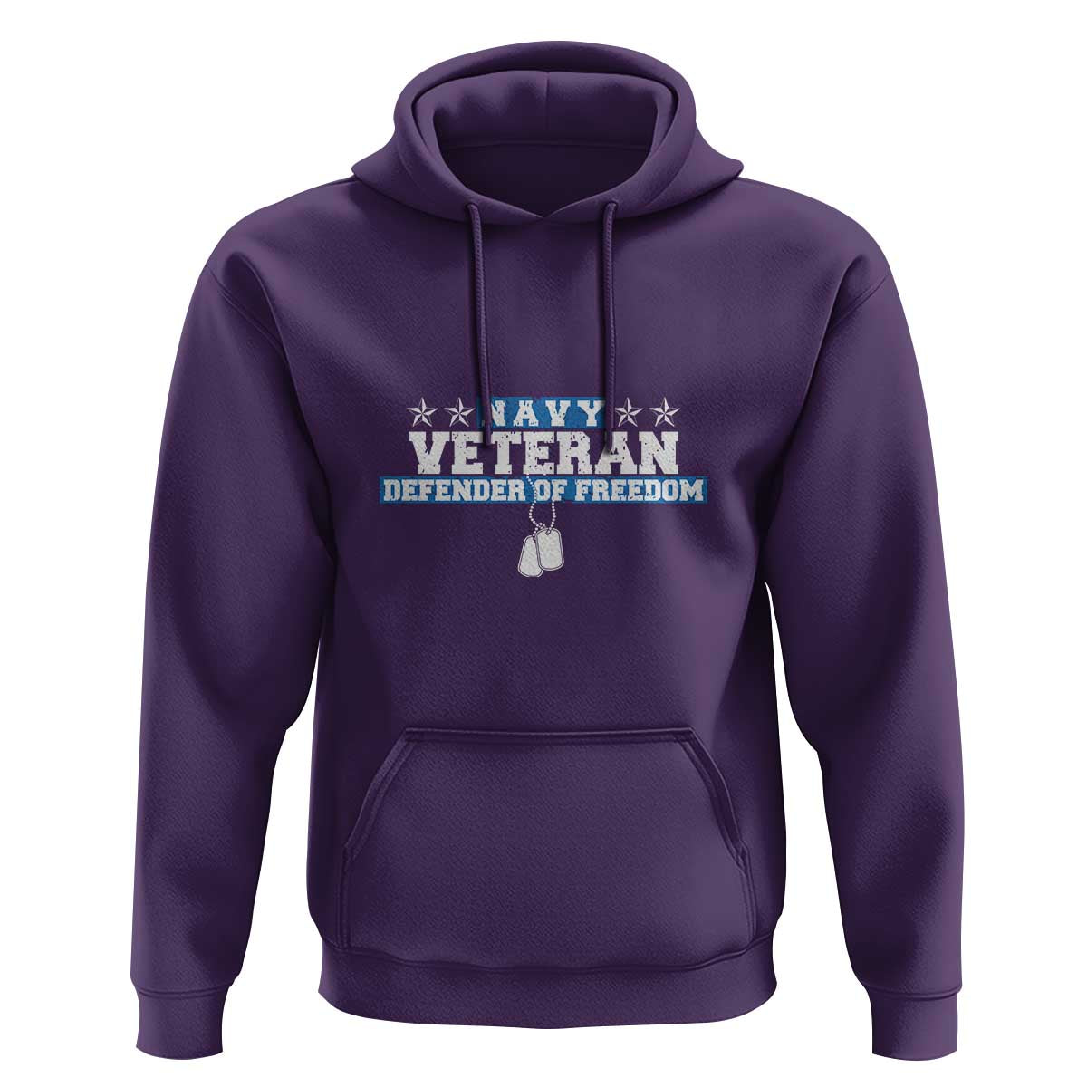 Navy Veteran Hoodie Defender Of Freedom - Wonder Print Shop