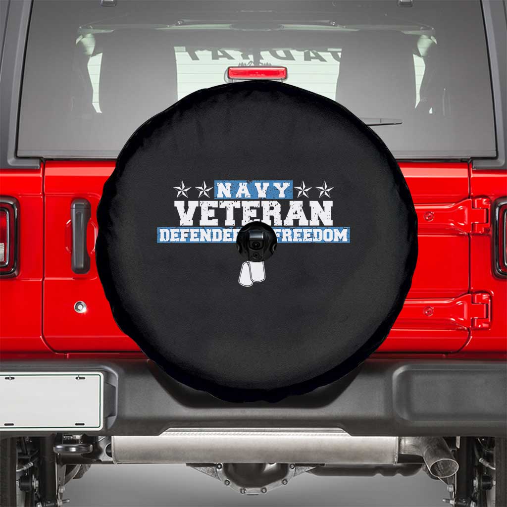 Navy Veteran Spare Tire Cover Defender Of Freedom