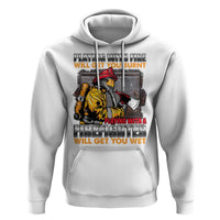 Funny Firefighter Hoodie Playing With A Firefighter Will Get You Wet - Wonder Print Shop