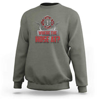 Funny Firefighter Sweatshirt Where The Hose At? Fireman Pun Joke - Wonder Print Shop