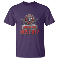 Funny Firefighter T Shirt Where The Hose At? Fireman Pun Joke - Wonder Print Shop