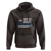 USA Flag Mailman Mail Lady Postal Worker Hoodie - Wonder Print Shop