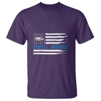 USA Flag Mailman Mail Lady Postal Worker T Shirt - Wonder Print Shop