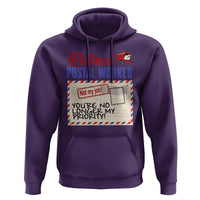Retired Postal Worker Hoodie You're No Longer My Priority Not My Job Reitrment - Wonder Print Shop