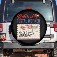 Retired Postal Worker Spare Tire Cover You're No Longer My Priority Not My Job Reitrment