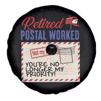 Retired Postal Worker Spare Tire Cover You're No Longer My Priority Not My Job Reitrment