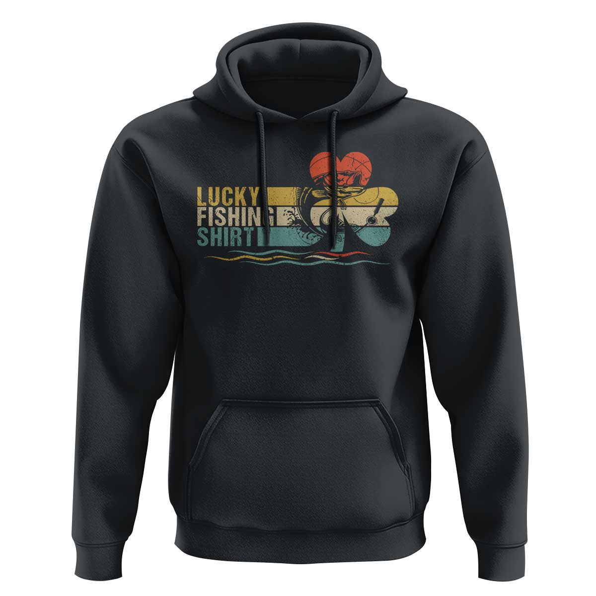 Funny Lucky Fishing Hoodie Do Not Wash Retro Fisherman - Wonder Print Shop