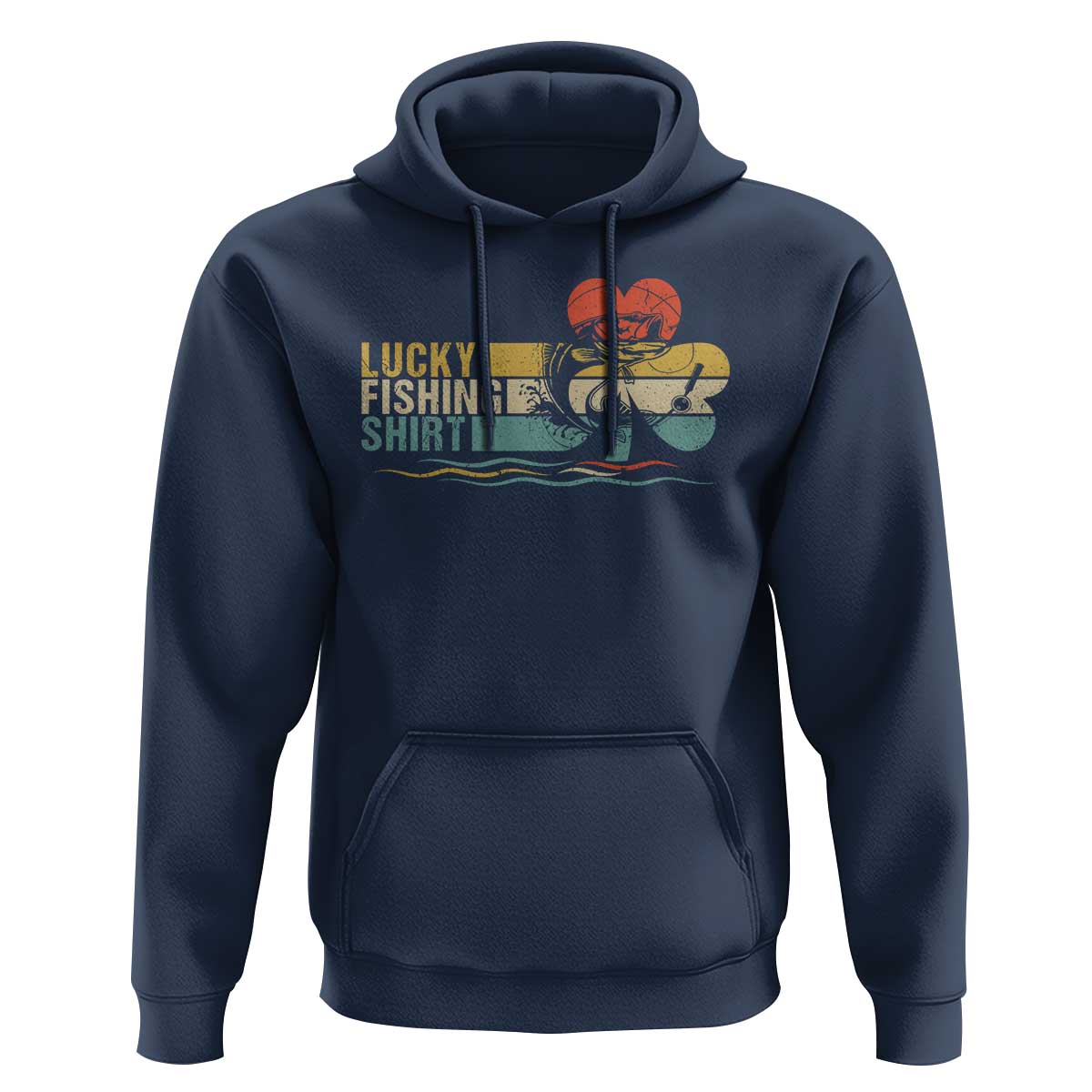 Funny Lucky Fishing Hoodie Do Not Wash Retro Fisherman - Wonder Print Shop