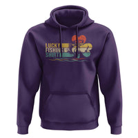 Funny Lucky Fishing Hoodie Do Not Wash Retro Fisherman - Wonder Print Shop