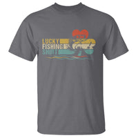Funny Lucky Fishing T Shirt Do Not Wash Retro Fisherman - Wonder Print Shop