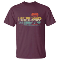 Funny Lucky Fishing T Shirt Do Not Wash Retro Fisherman - Wonder Print Shop