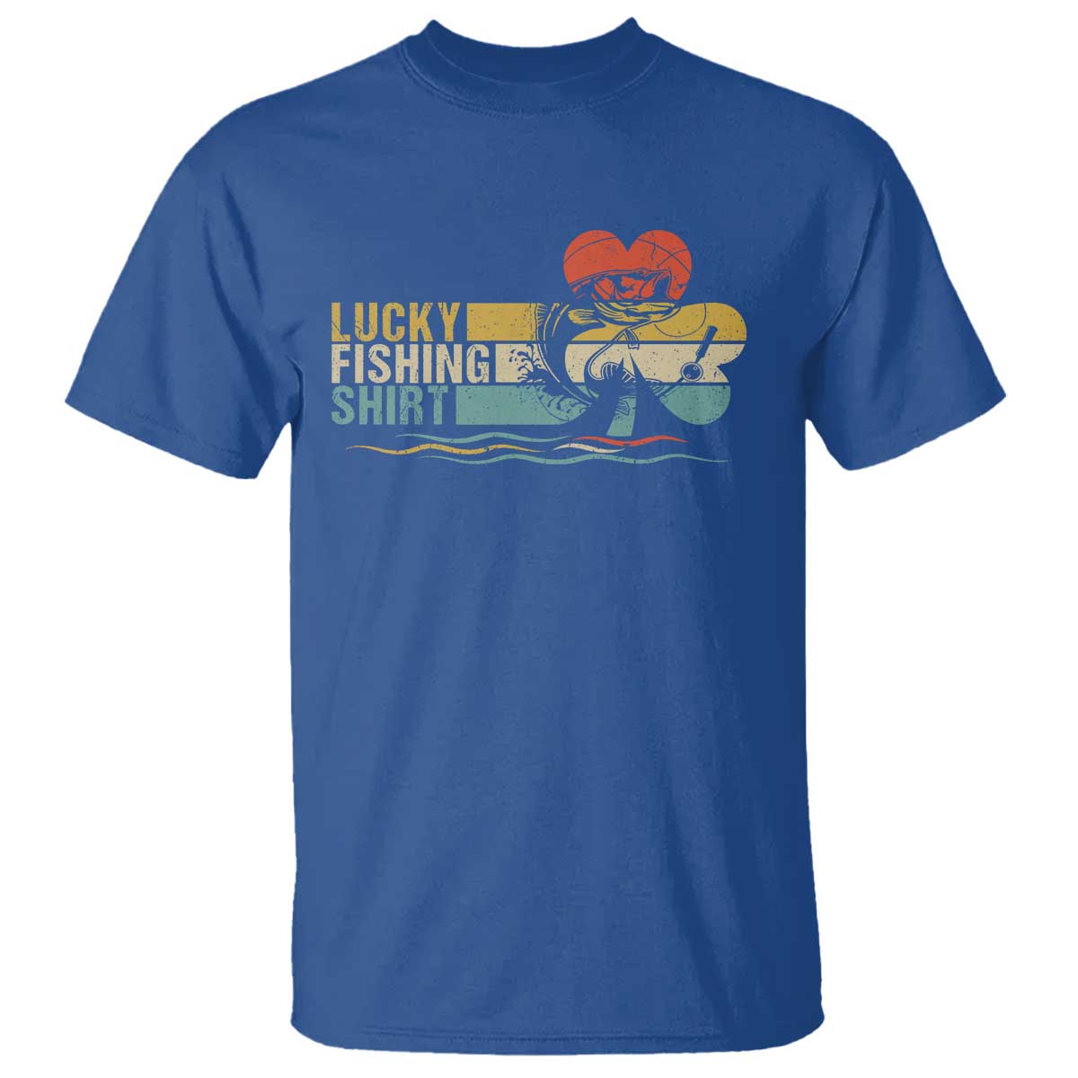 Funny Lucky Fishing T Shirt Do Not Wash Retro Fisherman - Wonder Print Shop
