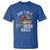 Funny Fishing T Shirt Don't Be A Dumb Bass America Flag - Wonder Print Shop