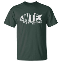 Funny Fishing T Shirt WTF Where's The Fish - Wonder Print Shop