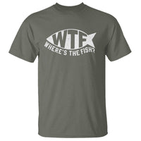 Funny Fishing T Shirt WTF Where's The Fish - Wonder Print Shop