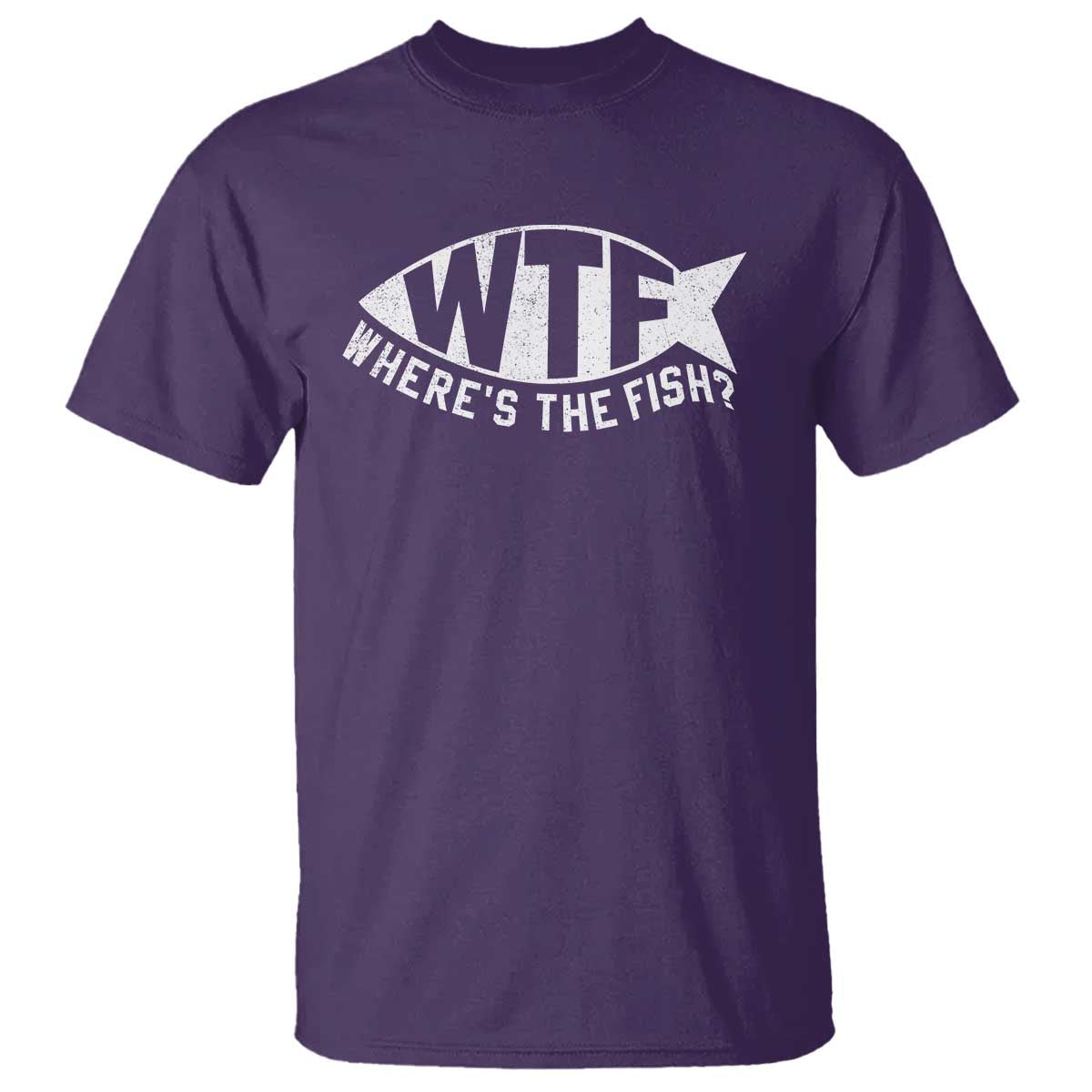 Funny Fishing T Shirt WTF Where's The Fish - Wonder Print Shop