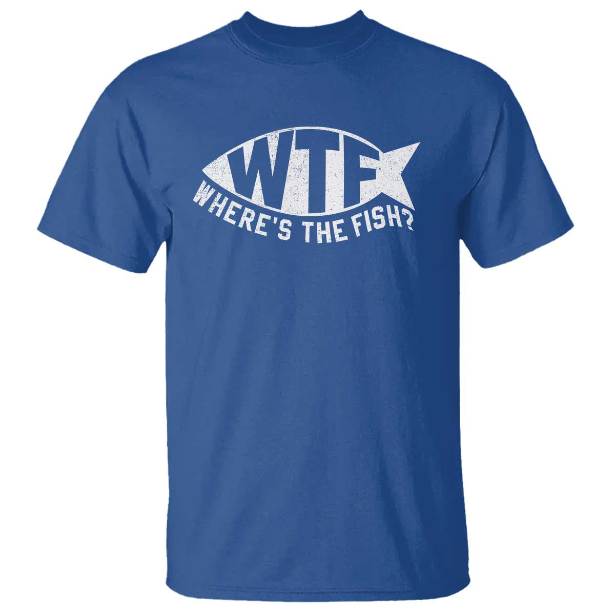 Funny Fishing T Shirt WTF Where's The Fish - Wonder Print Shop