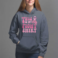Breast Cancer Hoodie This Is My Fight Warrior Boxing Gloves - Wonder Print Shop