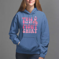 Breast Cancer Hoodie This Is My Fight Warrior Boxing Gloves - Wonder Print Shop