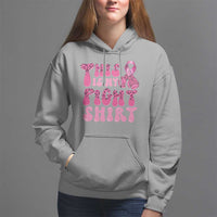 Breast Cancer Hoodie This Is My Fight Warrior Boxing Gloves - Wonder Print Shop
