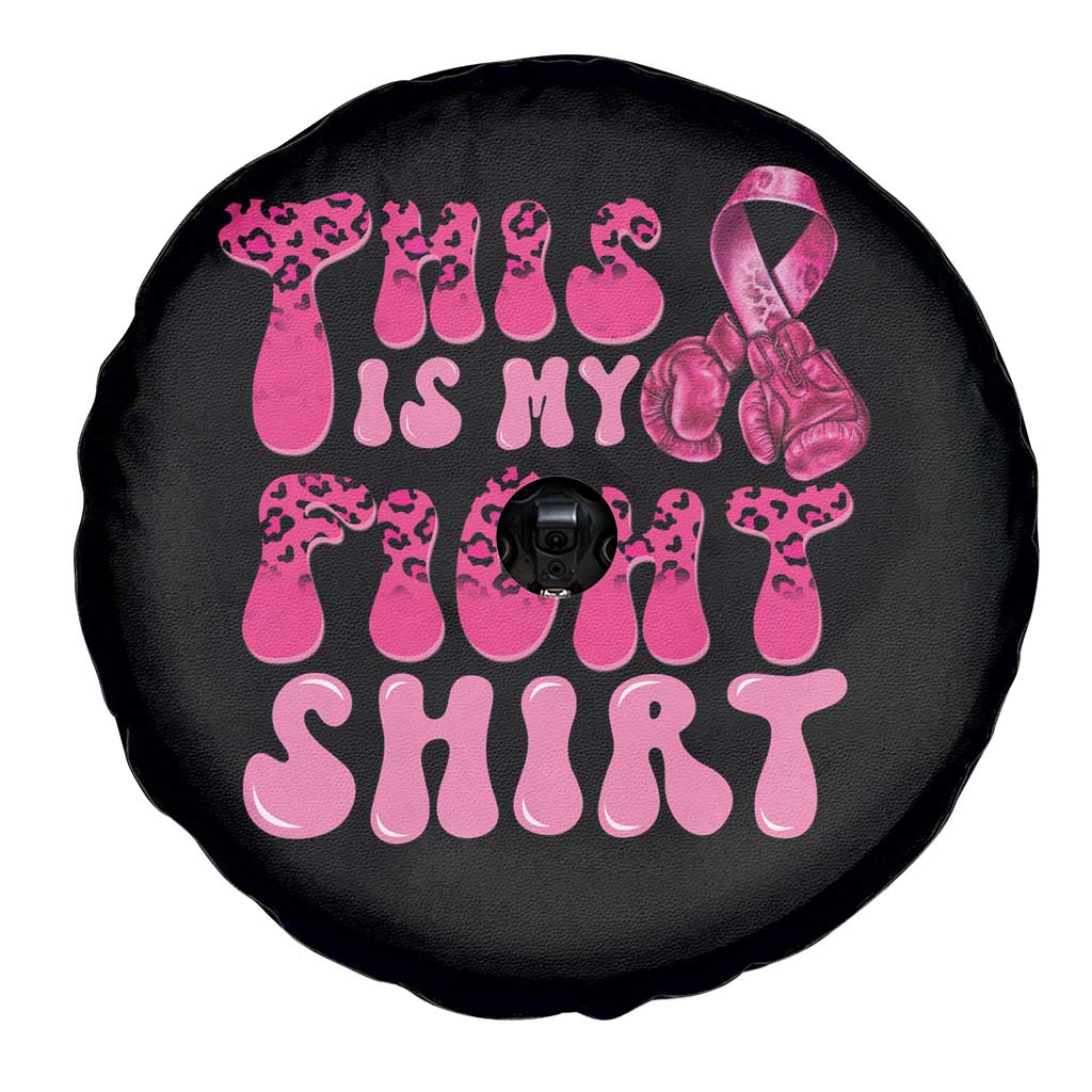 Breast Cancer Spare Tire Cover This Is My Fight Warrior Boxing Gloves